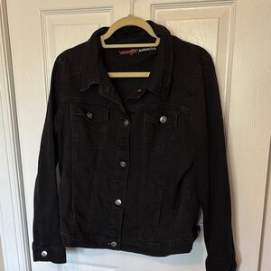 Wrangler Women's Black Denim Jacket